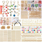 Riwiuue 760Pcs Lip Gloss Keychain Making Kit by Unknown
