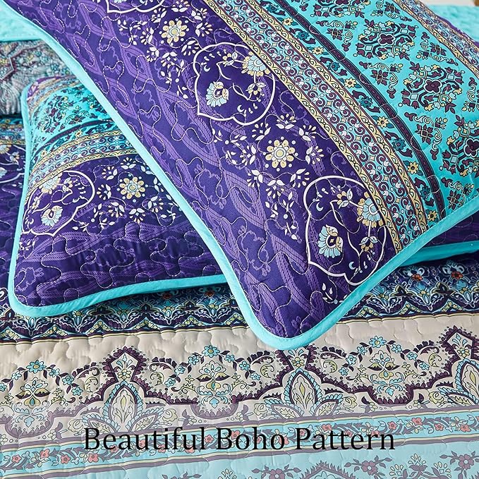 WONGS BEDDING Boho Quilt Full Size - Image 5