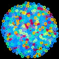 1000Pcs Glow in The Dark Pony Beads 9mm Plastic Kandi Beads Bulk by Auvoua