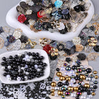 350 Pieces 3D Resin ABS Colorful Rose Flower Bows Butterfly Charms - Image 7