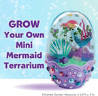 Creativity for Kids Mini Garden: Mermaid Terrarium Kit - Image 2