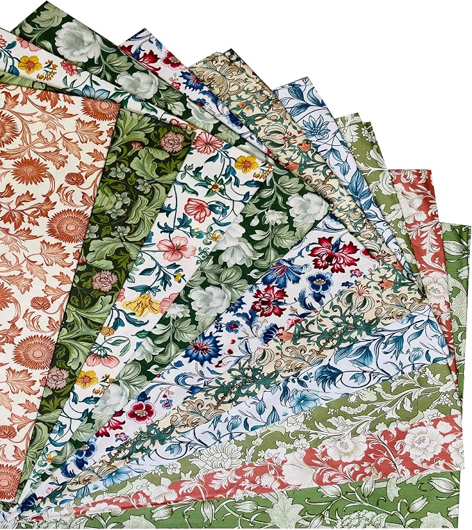 HANPATQUI 200PCS 4 x 4 inch 100% Cotton Fat Quarters Fabric - Image 4