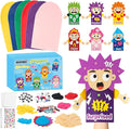 WATINC 6Pcs Hand Puppet Making Kit, Art Craft Felt Sock Puppet Toys, Creative by WATINC