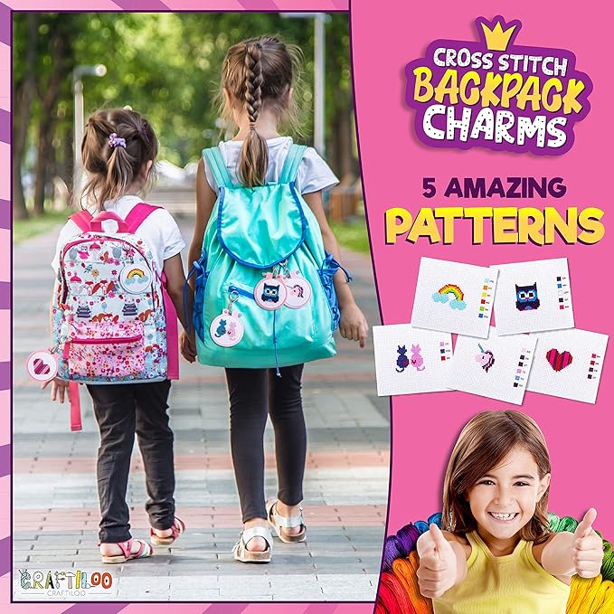 CRAFTILOO Cross Stitch Kit for Kids - Image 6