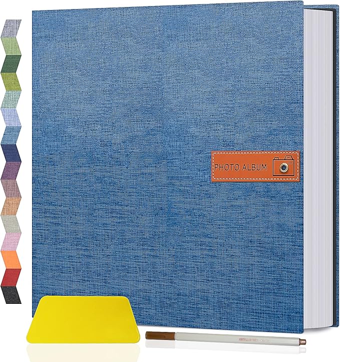 Popotop Large Photo Album Self Adhesive 4x6 5x7 8x10 Scrapbook Album DIY by Popotop