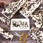 Tintnut Beige Cowhide Heat Transfer Vinyl, easy cut & weed, stretch washable - Image 3