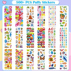 500+ Puffy Stickers, 3D Stickers - Image 3
