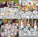 200Pcs Musical Note Plates Napkins Music Notes Themed Party Tableware Set Baby - Image 7