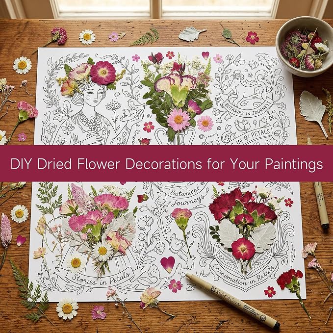 Dried Pressed Flowers for Resin | Real Dry Leaves Bulk Natural Herbs Kit for - Image 7
