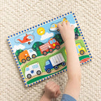 Melissa & Doug Vehicles Wooden Peg Puzzle - Image 2