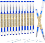 Japanese Style Blue Gel Ink Pens, 0.35mm Extra Fine Point, No Smudge Quick - Image 8