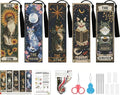 NEGEKFKX 5 Pcs Tarot Cross Stitch Bookmark Kit by NEGEKFKX