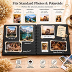 DIY Scrapbook Album 10x10 Inch 40 Pages, Hardcover Kraft Paper | Photo Book - Image 3