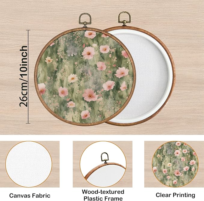 KSDUT Spring Pink Flower Wall Decor Art - Image 7