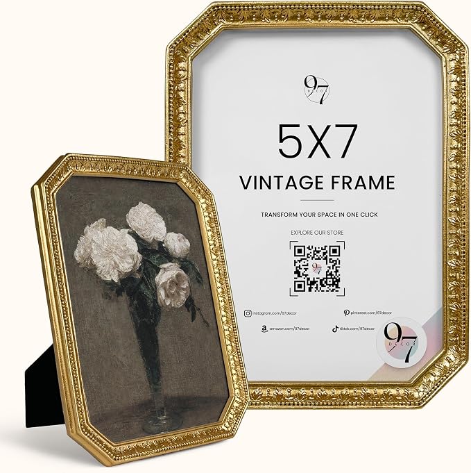 97 Decor 5x7 Vintage Picture Frame by 97Decor