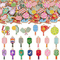 100 Pcs Sport Charms Bulk for Jewelry Making Football Soccer Volleyball by Trnayi