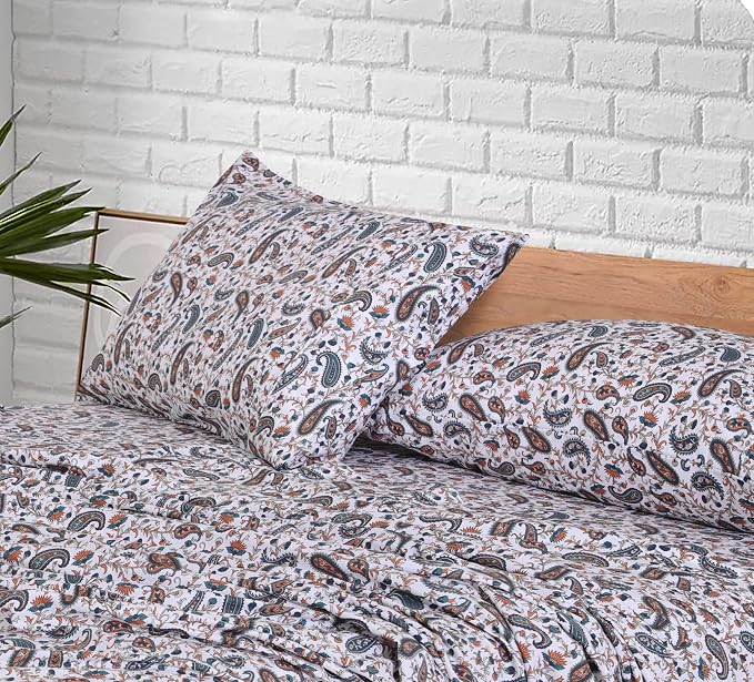 RUVANTI 100% Cotton Sheets – California King Percale Bedding, Cooling & - Image 7
