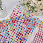 3120pcs 6mm Self-Adhesive Rhinestone Stickers Gem Stickers Jewels Crystal - Image 3