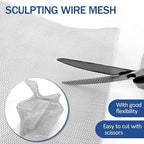 Sculpting Wire Mesh 15.7 Inch by 16.4 Foot Roll，Aluminum Wire Mesh - Image 3