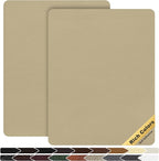 KING MOUNTAIN Leather Repair Patch, 2 Packs 9 x 11 Inches self Adhesive Leather by ForABetterHomeLife