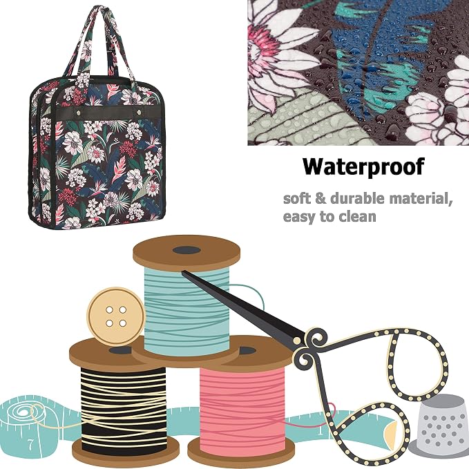 PACMAXI Sewing Accessories Storage Bag, Craft Tools | Roomy carry bag - Image 6