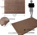 Allgala X-Large Self-Adhesive Glitter EVA Foam Sheets 12 Pack 12x16 inch Paper - Image 2