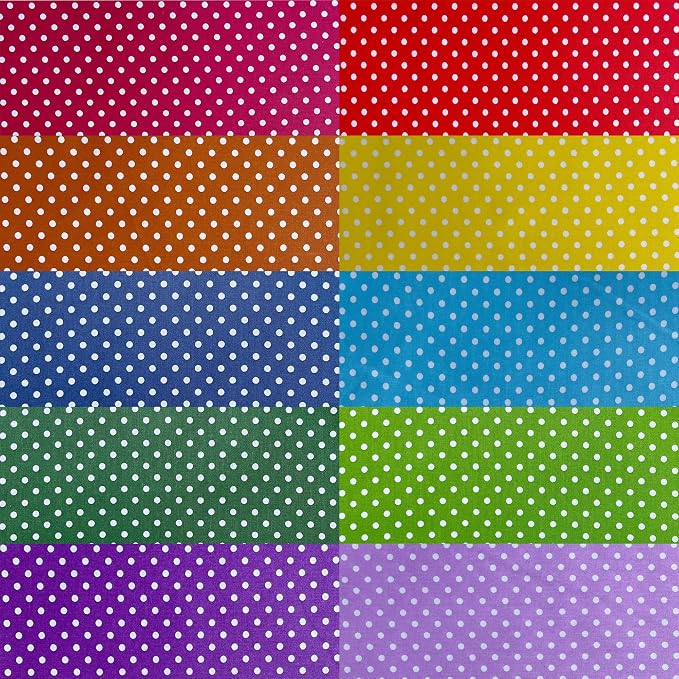 HANPATQUI 200PCS 4 x 4 inch 100% Cotton Fat Quarters Fabric - Image 4