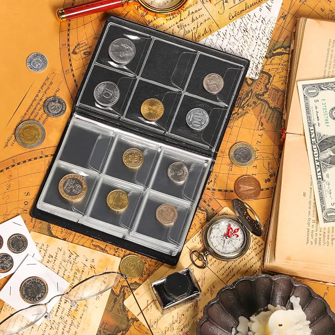 Uncle Paul Red Coin Album Coin Holder Coin Collection Book - Image 7