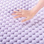 Best Price Mattress 2 Inch Egg Crate Memory Foam Mattress Topper - Image 4