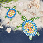 WEBEEDY 2 Set DIY Sea Turtle Mosaic Kit Wall Art Turtle DIY Craft Kit - Image 7