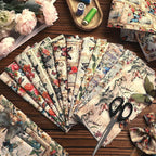 HunnmingRe 20 Pcs 10''x10'' Vintage Butterfly Quilting Fabric Square Retro - Image 6