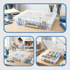 ArtBin Super Satchel 1 Compartment Box Clear Craft Organizer Storage Case - Image 8