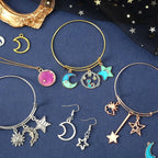 MARFOREVER 120 Pcs Mixed Sun Star Moon Charms - Image 4
