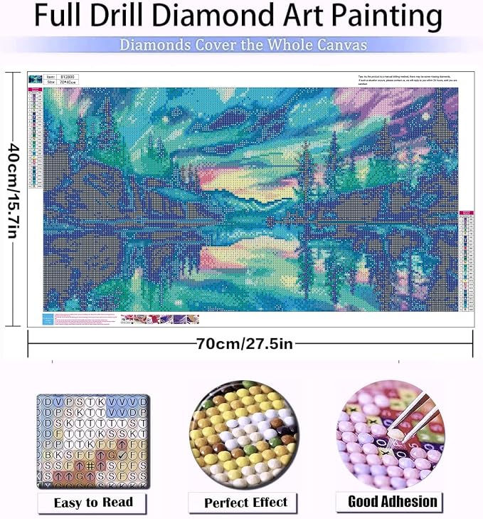 Meothan 5D Diamond Art Kits for Adults Extra Large Diamond Painting Kits for - Image 3