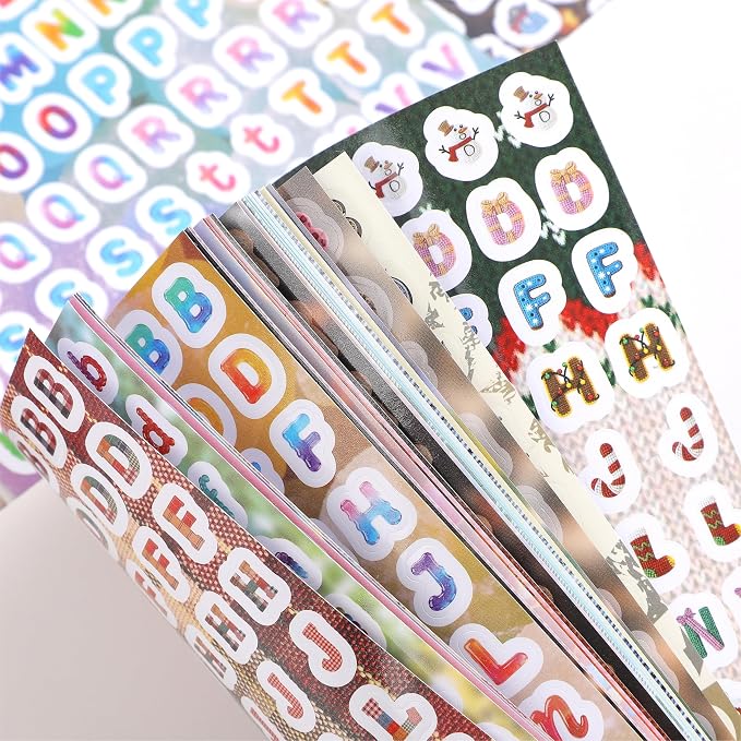 3000+ Pcs Alphabet Sticker for Journaling, Fun & Colorful Craft Letter Stickers - Image 9