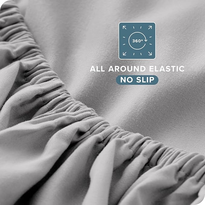 Bare Home Split California King Sheet Set - Image 7