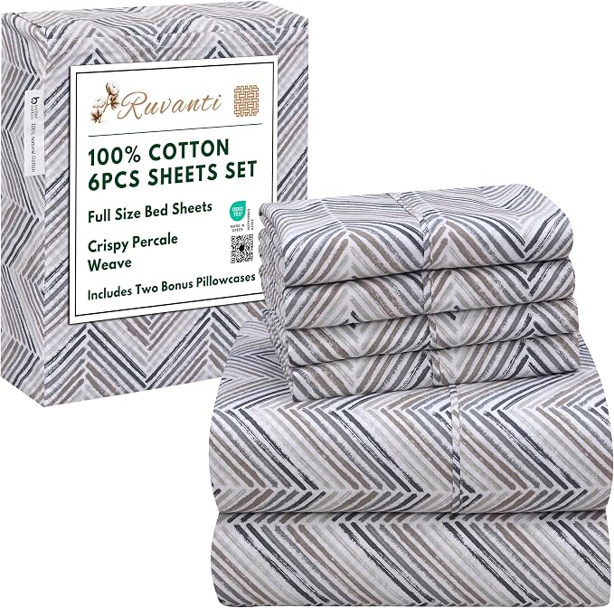 RUVANTI 6 Pcs Cotton Sheets - Image 8