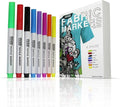 VViViD Permanent Non-Toxic Fabric Marker Pen 8 Color Bundle by VVIVIDVINYL