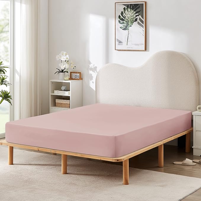 HBHLFZ Twin XL Fitted Sheet Only, Soft Breathable Bottom Sheet by HBHLFZLuxuryHomeLife