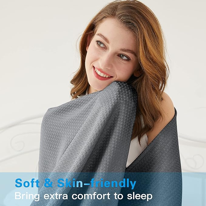 AmyHomie Cooling Blanket, 100% Rayon Derived from Bamboo, Cool Summer Blanket - Image 6