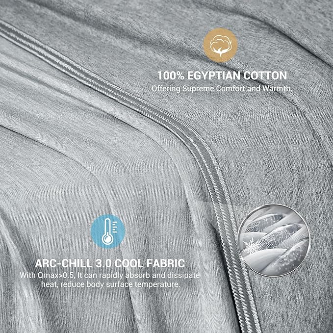 Elegear Revolutionary Cooling Blanket Queen Absorbs Heat to Keep Body Cool - Image 4