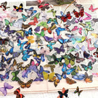 COMNICO 240PCS Butterfly Stickers, PET Waterproof Transparent Colorful Decals - Image 4