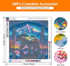 Offito Bear Diamond Art Kits for Adults, Forest Mountains Polar Bear Diamond - Image 4