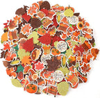 600Pcs Fall Thanksgiving Foam Sticker Glitter Maple Leaf Sticker | Autumn Decals by SEPGLITTER