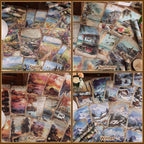 160 Sheets Vintage Scrapbook Paper Set - Image 4