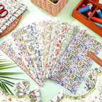 HunnmingRe 20 Pcs 10''x10'' Wildflower Quilting Fabric Square Wildfloral - Image 5