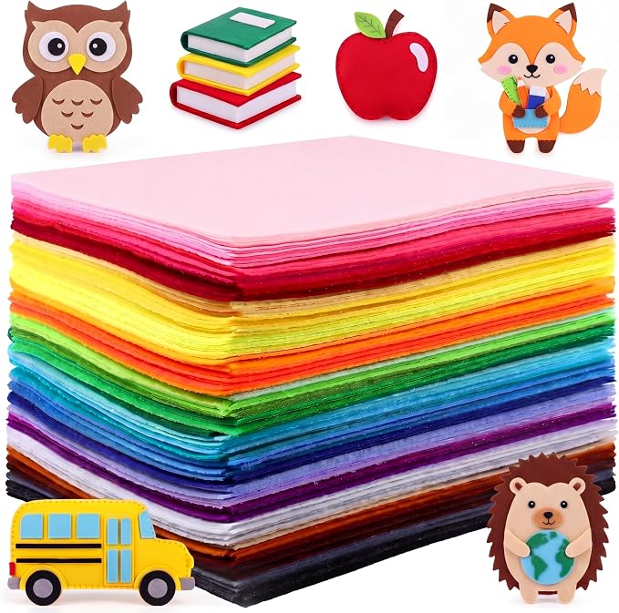 Moukeren 240 Pcs 10 x 12 Inch Felt Sheets Bulk by Moukeren