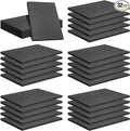 32 Pcs 12" x 8" x 0.5" Polyethylene Foam Sheets Black Foam Padding by TANEMUDO