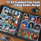 900 Pockets Trading Card Binder Sleeves, Baseball Card Sleeves Fit - Image 6