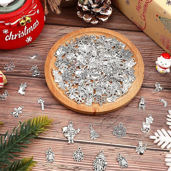 MARFOREVER 120Pcs Christmas Charms - Image 3